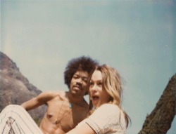 babeimgonnaleaveu:  Jimi Hendrix and Carmen Borrero, 1968.