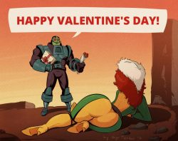 hugotendaz:   Dat Rogue - X-Men - Screenshot Redraw Apocalypse has finally found big love :) Happy Valentine’s Day y’all :)   Newgrounds Twitter DeviantArt  Youtube Picarto Twitch     no one can resist that booty~ ;9