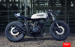caferacerpasion:  Yamaha IT400 Cafe Racer 1979 by Icon | www.caferacerpasion.com