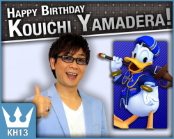 kh13:  BDayKH Happy 58th Birthday to Kouichi Yamadera the Japanese voice actor for Donald Duck our master magician in the #KingdomHearts series.   