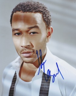 autographs21:  John Legend Autographed Signed 8x10 Photo  Original John Legend Autographed Signed 8x10 Photo, hand signed in person. Guaranteed authentic. Includes a one of a kind unique Certificate of Authenticity (C.O.A.) and a money back guarantee.
