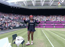 fredroooo:  Forever etched in memory……Serena Crip Walkin on hoes during the 2012 Olympics in London 