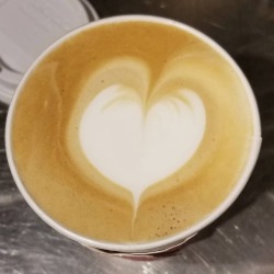 Latte art heart   #latte #latteart #heart https://www.instagram.com/p/BokkK5iHtLr/?utm_source=ig_tumblr_share&amp;igshid=134bv587j95fa