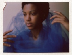 nedahoyin:  .blue tulle. Nico Apatoff ft. Nedah Oyin I’ve only shot with Nico twice and we lost contact years ago but to this day she remains one of my favorite people to work with.. I was doing a joint shoot with her and Carr Kizzier in a warehouse