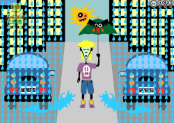 Just a normal day in the life of a Piff&hellip;he takes care of himself but circumstances are hostile&hellip;even if the Sun shines bright! #storyofmylife #digitalart #art #illustration A day in the life of a Piff - 2013 - Computer generated picture the