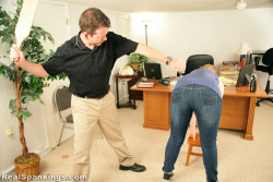 I can still remember exactly how it felt when that collided with my bottom. From Realspankings.com 
