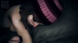 greatm8sfm:Ashley’s Sleepy SurpriseThis was a fun one to work on, also got two angles and messed up a bunch so I had to re-render the shots way too many times. (BTW completely consensual. Imagine a world where Chris and Ashley got together and lived
