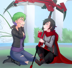 Clea and Ruby (Commission) by JonFawkes 