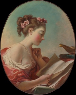 centuriespast:  Young Woman Reading Jean Honoré Fragonard (French, Grasse 1732–1806 Paris) Date: later 1770s The Metropolitan Museum 
