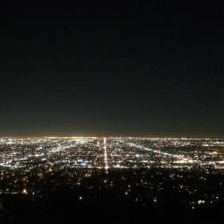 view from the observatory the other night   LA, Dec 2015