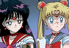 hydrangeahills: endless list of otps → rei hino and usagi tsukino (sailor moon)  ↳ “so this is a shrine maiden…i wouldn’t mind doing that part-time.”
