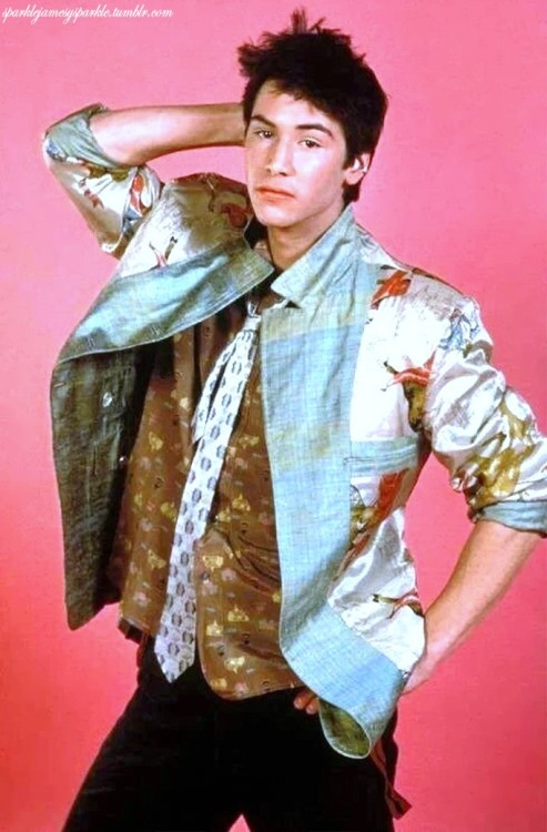 sparklejamesysparkle:Keanu Reeves at age twenty in 1984. The host of the CBC  television show Going Great in his native Canada at the time, he also appeared in stage productions of Romeo and Juliet (as  Mercutio) and the play Wolfboy in Toronto, as well