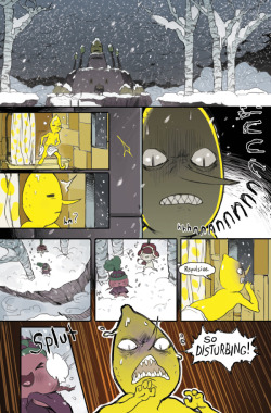 tzysk:  My comic from the Adventure Time Winter Special, which can you buy here! Also some sketches~ Boom! Studios  Hehege~ This the whole comic :p I hadn&rsquo;t drawn Lemongrab before so this was really fun huhuhuhh