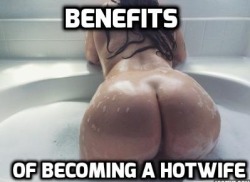 thepromiscuouscuck:  ilovecheatingsluts:   Benefits of becoming a hotwife or slut girlfriend: You can fuck other guys. You can dress like a slut. You no longer have to use condoms. Those are for single sluts. It will make your man hornier and he will