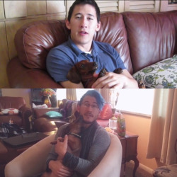 markipliertrashaf:  My bb grew up so much :’)) @markiplier  I was 22 in the first picture&hellip;
