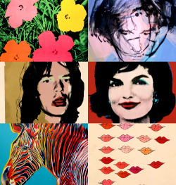 sophialorens:  If you want to know all about Andy Warhol, just look at the surface of my paintings and films and me, and there I am. There’s nothing behind it. 