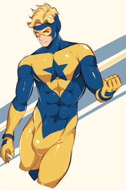 gasaiv:  Booster Gold raffle winner! I love this ! I might go ahead and finish it :D HAVE A HAPPY HOLIDAY EVERYONE ! 