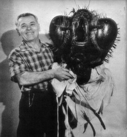 Behind the scenes of Return Of The Fly, 1959.