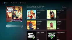 officialgta:  PlayStation Network users have 10 new GTA V avatars via the PS Store. They cost Ũ.49 each.