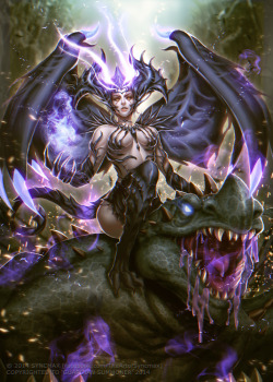 imthenic:  Devil dragon rider by syncmax
