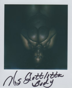 MsGottaLottaBody - Original Autographed Polaroid #1 - Fine Art Nude â€“Tumblr | Etsy | Vimeo | YouTube | Instagram | Facebook