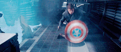 study-nsp-main:  bucky using steve’s shield in ca: the first avenger ｡◕ ‿ ◕｡ 