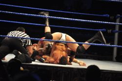 rwfan11:  Cody Rhodes - legs spread wide during a pin 