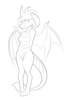 b-epon:  woah…. did I just draw something different?!?  Ummm&hellip;.reinforce that confidence, that is a sexy dragon, man :D