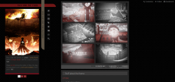 yukoki:  THEME [24] CRIMSON HUNTER by YUKOKI ✄ LIVE PREVIEW #1 | LIVE PREVIEW #2 | VIEW CODE ✄ 400px(med posts)/500px(big posts) 2 columns: 250px 4 custom links 54 colour options Show captions option Music player option Please like/reblog if you’re