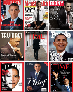cinexphile:  Collection of magazine covers featuring  Barack Obama   