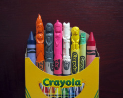 Crayon carvings are cray. By the talented @hqtran!