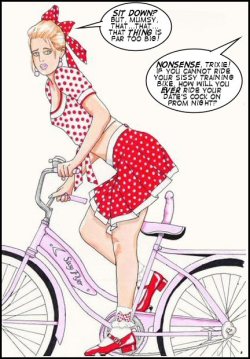 favouritehumiliationcaptions: sissyankletslover:  sissyhumiliationfantasies:   Sissy Humiliation Fantasies   i would love a bike like this  A favourite humiliation caption 