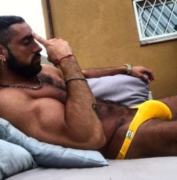 futuris-of-paradise:  letsjo246:letsjo246:  stratisxx:Imagine coming home to that Arab bulge after a long day and expected to have to get on your knees.   Oh i can imagine.😍😍😍😍   I would get on my knees as soon as I’d walk through the door.