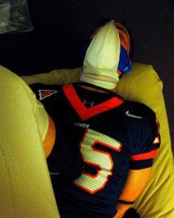 bondagejock:  Tied in football, forced jock cup sniffing, some breathplay.9 of 14Sub: Bondagejock  Dom: TheUAJock