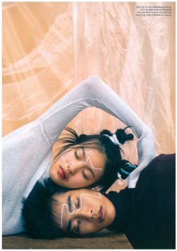 koreanmodel:Seo Yoo Jin, Lee Myung Kwan by Kim Young Jun for Dazed and Confused Korea July 2016