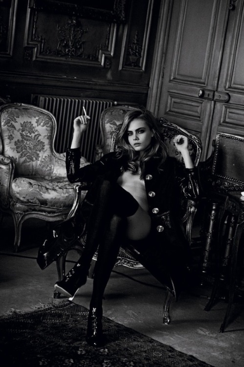 ilariapasson:  Cara Delevingne photographed by Peter Lindbergh for Interview Germany May 2013 