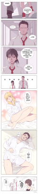 elsie-drawing:  A parody of the newest Their Story strip :)) 