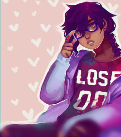 pecado-farm:  i saw a lot of mods of seb w glasses n im weak 8′)its a quick painting cause im too tired im sry yall