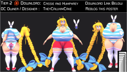 theycallhimcake:  endlessillusionx:Download Link: https://www.patreon.com/creation?hid=1697910&amp;u=280277&amp;alert=3This Character Design  is owned by: theycallhimcakeYoutube video  on how to control the hair rig coming soon.  Whoawhoawhoa a Humph