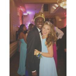 blackbulls-whitegirls-bliss:  The King &amp; Queen of the prom, of course!  It’s a new era, a new generation :)