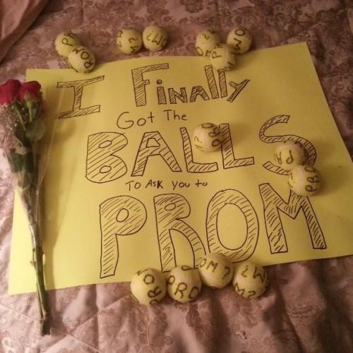 ask-gallows-callibrator:   heyjazminee:  pleatedjeans:  The 25 Best Prom Proposals of All Time  These are adorable  YO IF SOMEONE GOT U A FUCKING PUPPY YOU BETTER GO THE FUCK TO PROM WITH THEM  