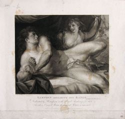 Samson breaking his bands. 1799. engraving after Jean Francois Rigaud’s Samson and Delilah.  Francesco Bartolozzi. Italian. 1725-1815.