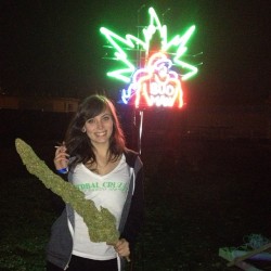 herbalcruz:  #herbalcruz holdin down at the @santacruzcup last night! #happyhealthylife #cannabiscup #santacruz #cannabiscommunity #medicalmarijuana That nug is over 200 grams! 