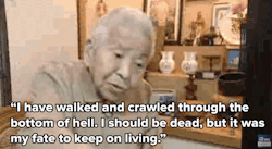 asiainferno:  micdotcom:   Meet the man who survived both Hiroshima and Nagasaki  70 years ago today, 29-year-old Tsutomu Yamaguchi was visiting Hiroshima on business and had been walking to his office. In a 2010 interview with ABC News Australia, Yamaguc