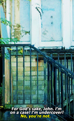 ihaveanarmarda:  gingerelfandpuppydwarf:  janietimelady:  THIS IS MY FAVORITE PART IN ALL NINE EPISODES  and martin is cracking up in the back ground  i love how sherlock just takes the entire door off 