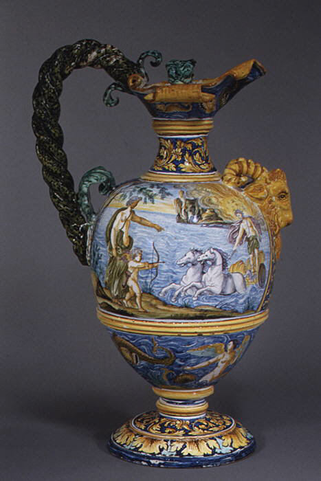 met-european-sculpture: Wine jug (one of a pair), European Sculpture and Decorative