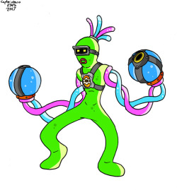 Helix from the upcoming game Arms. He’s probably my favourite character from the game&hellip; maybe besides Twintelle or MinMin.
