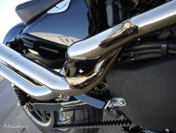 acceptable-behaviour:  Twisted Sportster exhaust done by David’s Performance according to client descriptions. facebook 