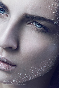500px:  Ice queen beauty face by FabriceMeuwissen