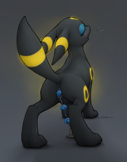 Umbreon working herself up to a glowgasm:&gt;I&rsquo;ll post the hi-res and whatnot on patreon in the morning after i get home, i rrrrrreally need to go to bed right this second. Stayed up way too late ughGlad to have finished an awesome piece though!